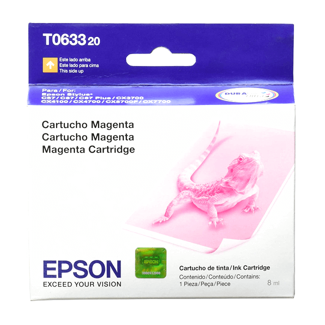 Tinta Epson T063320 Magenta 250 Pag Tinta Epson T063320 Magenta 250 Pag