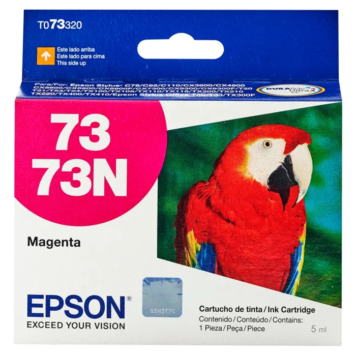 Tinta Epson T073320 (73N) Magenta 350 Pag Tinta Epson T073320 (73N) Magenta 350 Pag