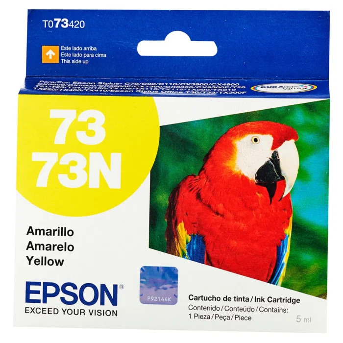 Tinta Epson T073420 (73N) Yellow 350 Pag