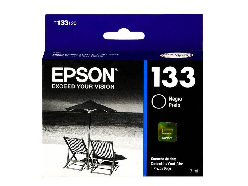 Tinta Epson T133120 (133) Negro 255 Pag Tinta Epson T133120 (133) Negro 255 Pag