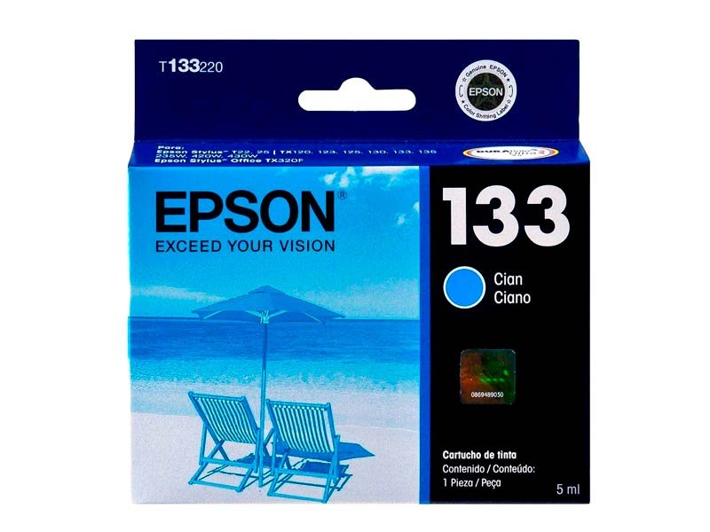 Tinta Epson T133220 (133) Cyan 300 Pag Tinta Epson T133220 (133) Cyan 300 Pag