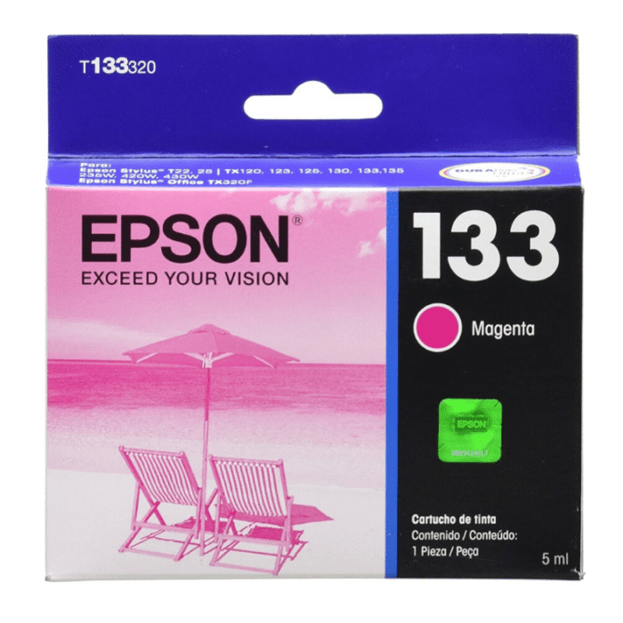 Tinta Epson T133320 (133) Magenta 300 Pag