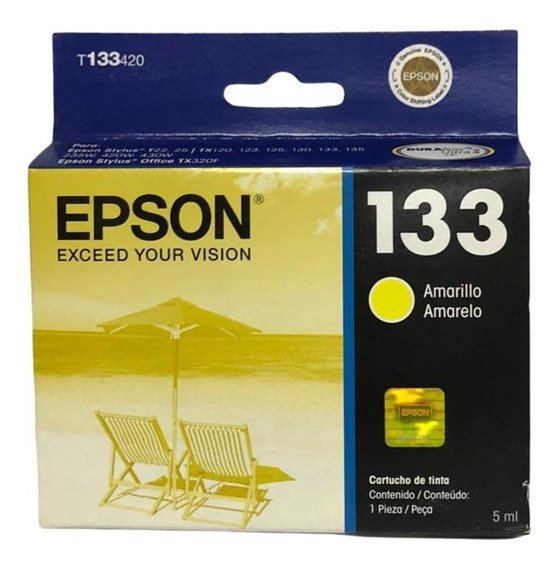 Tinta Epson T133420 (133) Yellow 300 Pag Tinta Epson T133420 (133) Yellow 300 Pag