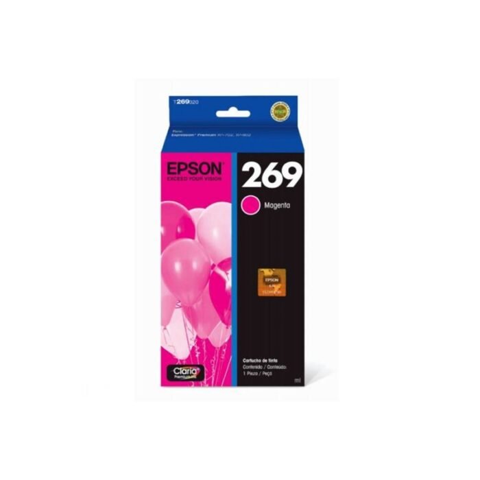 Tinta Epson T269320 (269) Magenta 450 Pag Tinta Epson T269320 (269) Magenta 450 Pag