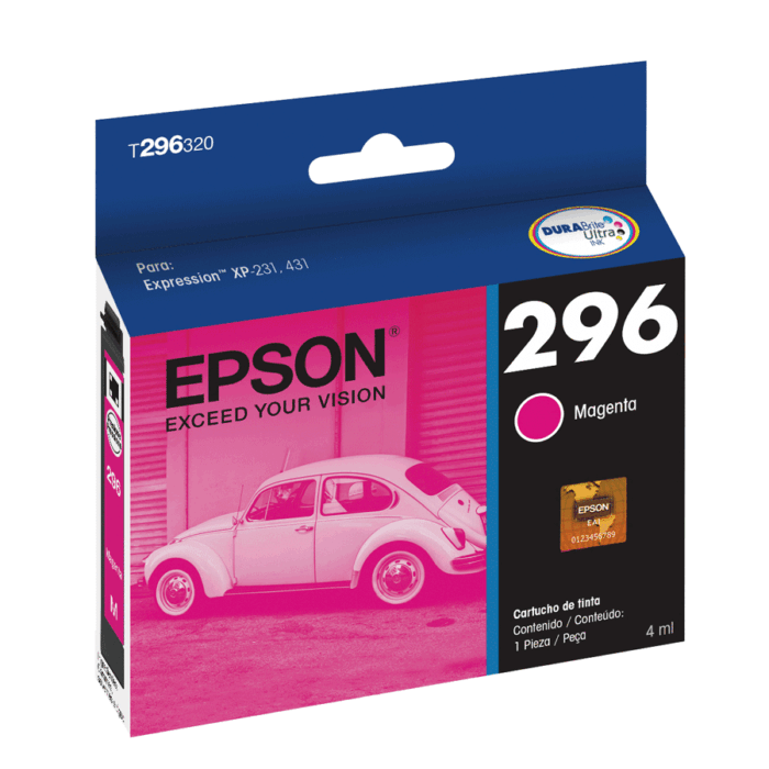Tinta Epson T296320 (296) Magenta 250 Pag Tinta Epson T296320 (296) Magenta 250 Pag
