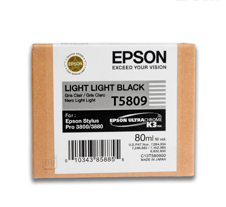 Tinta Epson T580900 Light Light Black (80ML) 720 Pag Tinta Epson T580900 Light Light Black (80ML) 720 Pag