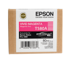 Tinta Epson T580A00 Vivid Magenta (80ML)  720 Pag