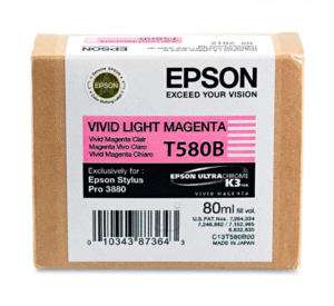 Tinta Epson T580B00 Vivid Light Magenta (80ML)  720 Pag