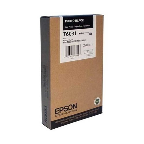 Tinta Epson T603100 Photo Black (220ML) Tinta Epson T603100 Photo Black (220ML)