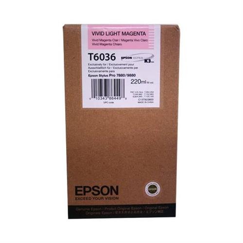 Tinta Epson T603600 Vivid Light Magenta (220ML) Tinta Epson T603600 Vivid Light Magenta (220ML)
