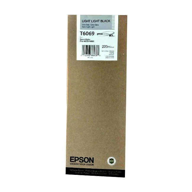 Tinta Epson T606900 Light Light Black (220ML) Tinta Epson T606900 Light Light Black (220ML)