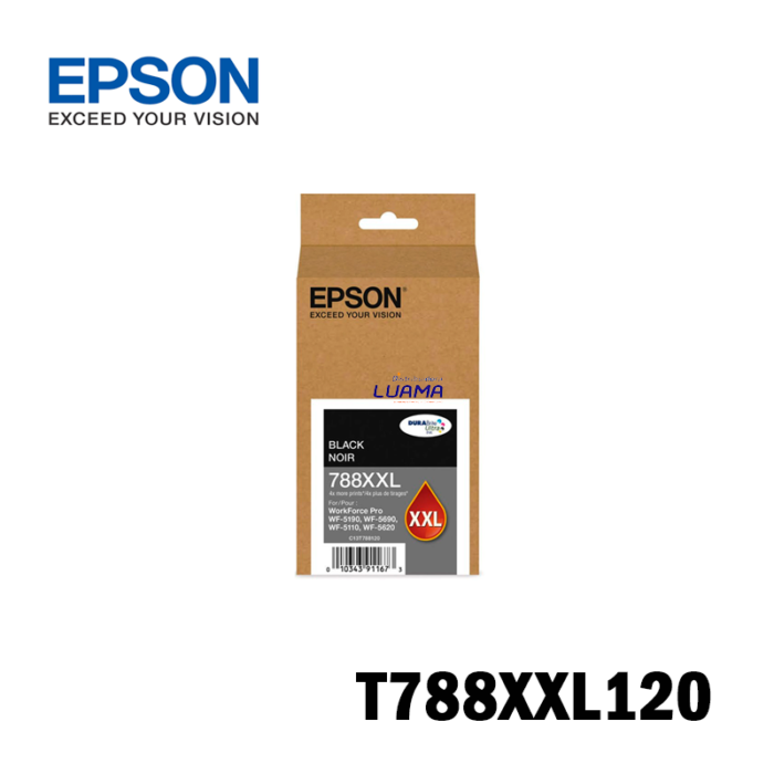 Tinta Epson T788XXL120 Negro 4,000 Pag