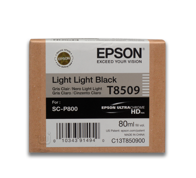 Tinta Epson T850900 Light Light Black 80ML SC-P800 Tinta Epson T850900 Light Light Black 80ML SC-P800