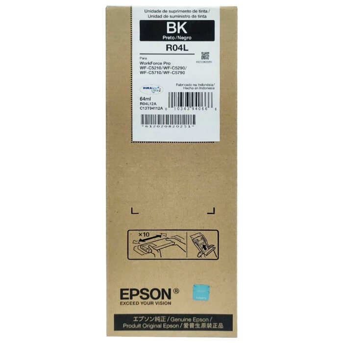 Tinta Epson T941120 Negro (64ML) WF-C5290 Tinta Epson T941120 Negro (64ML) WF-C5290