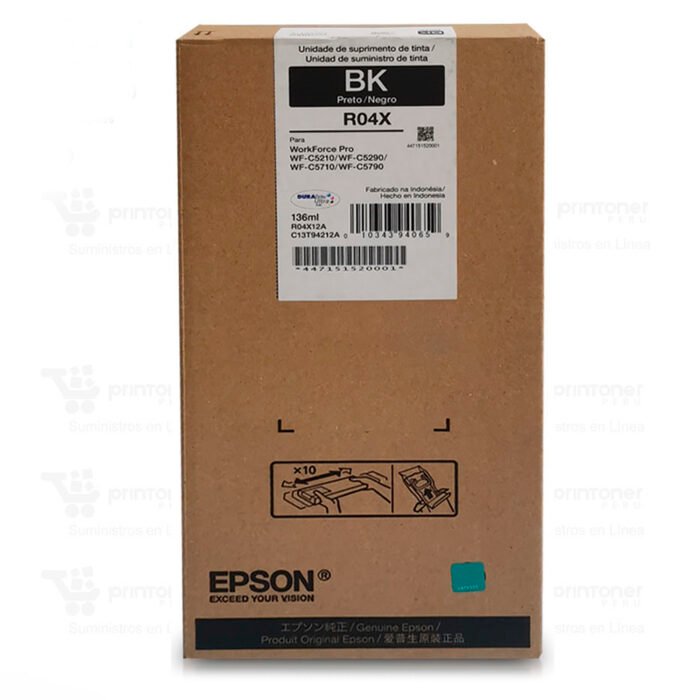 Tinta Epson T942120 Negro (136ML) WF-C5290