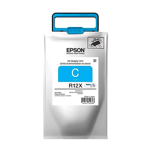 Tinta Epson TR12X220 (R12X) Cyan 20,000 Pag. WF-R5690 Tinta Epson TR12X220 (R12X) Cyan 20,000 Pag. WF-R5690