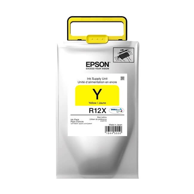 Tinta Epson TR12X420 (R12X) Yellow 20,000 Pag. WF-R5690 Tinta Epson TR12X420 (R12X) Yellow 20,000 Pag. WF-R5690