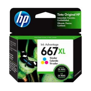 Tinta HP 3YM80AL (667XL) Tricolor 330 Pag. | DeskJet 2775, 6475