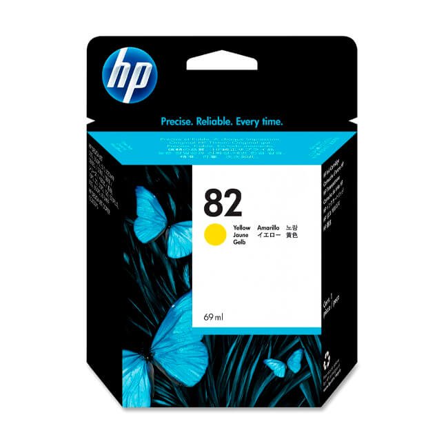 Tinta HP C4913A (82) Yellow 69ML DesignJet 500 Tinta HP C4913A (82) Yellow 69ML DesignJet 500
