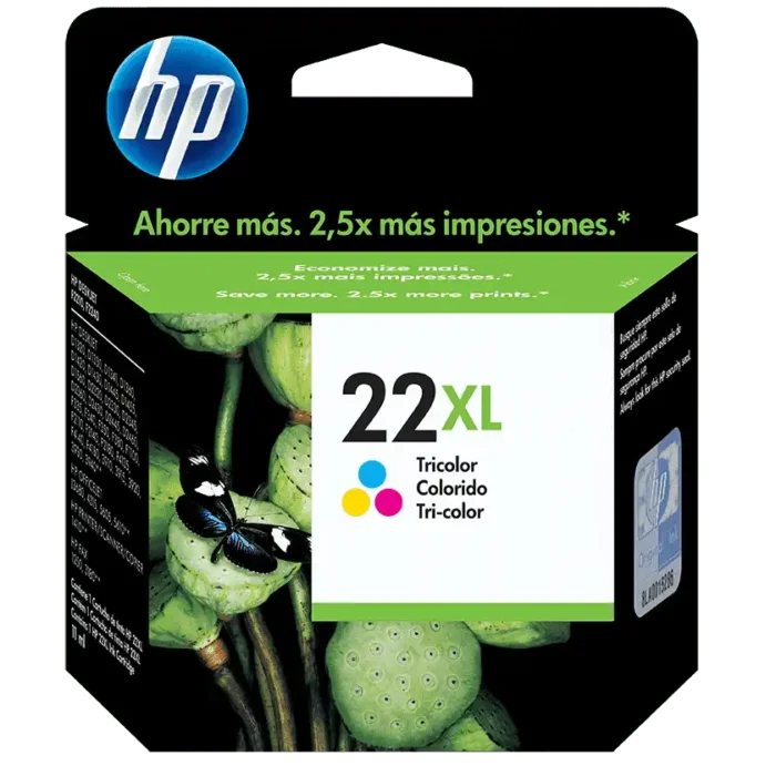 Tinta HP C9352CL (22XL) Tricolor 415 Pag. Deskjet 3920