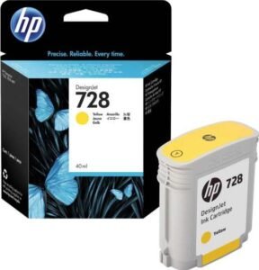 Tinta HP F9J61A (728) Yellow 40ML