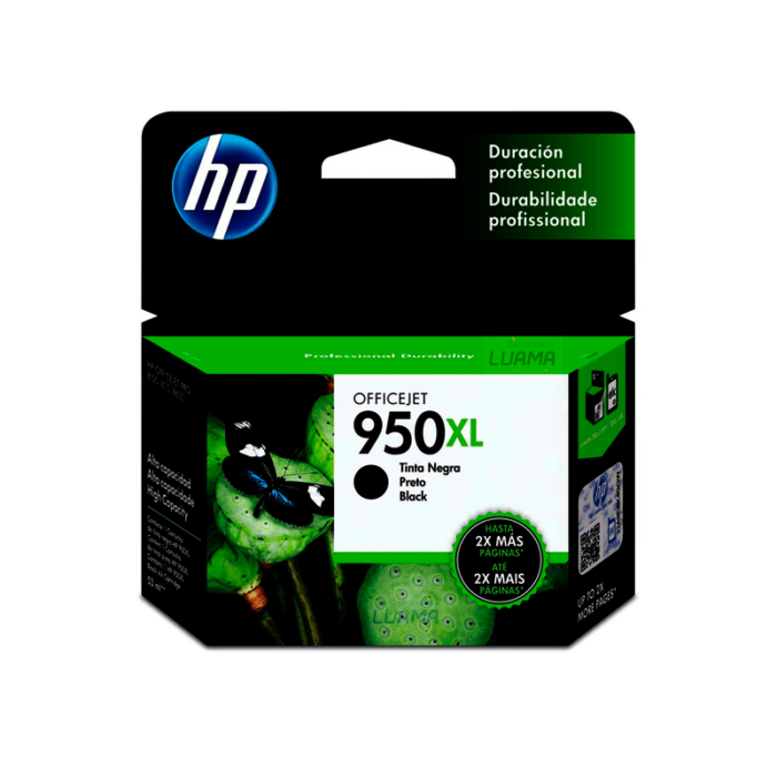 Tinta Hp 950XL CN045AL Negro 2,300 Paginas. Tinta Hp 950XL CN045AL Negro 2,300 Paginas.
