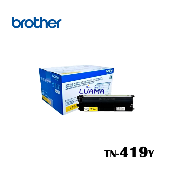 Toner Brother TN-419Y Yellow 9,000 paginas L8900CDW Toner Brother TN-419Y Yellow 9,000 paginas L8900CDW