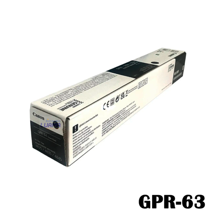 Toner Canon GPR-63 Negro 71,500pag Toner Canon GPR-63 Negro 71,500pag