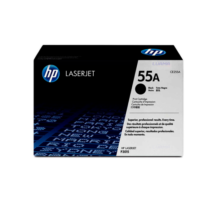 Toner HP CE255A (55A) L.J. CP3015 Negro 6,000 Paginas