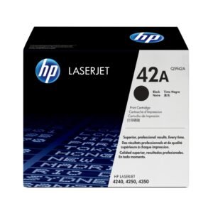 Tóner Hp 42A (Q5942A) Negro 10,000 Pag LaserJet Pro 4240n