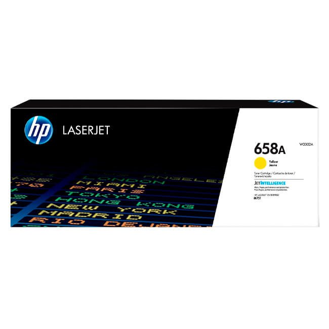 Tóner Hp 658A (W2002A) Yellow 6,000 Pag Color LaserJet Enterprise M751 Tóner Hp 658A (W2002A) Yellow 6,000 Pag Color LaserJet Enterprise M751