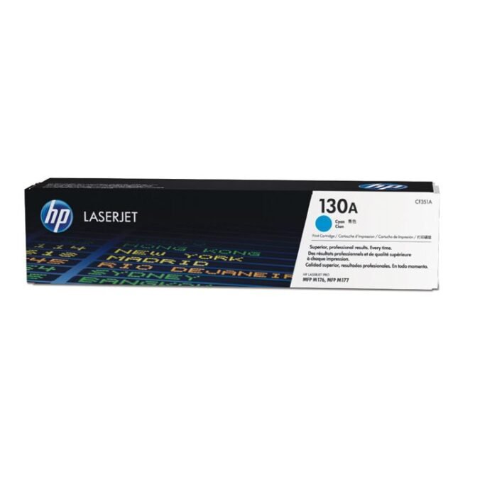 Toner Hp 130A (CF351A) Cyan 1,000 Pag Color LaserJet Pro MFP M177n Toner Hp 130A (CF351A) Cyan 1,000 Pag Color LaserJet Pro MFP M177n
