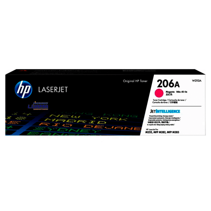 Tóner Hp 206A (W2113A) Magenta 1250 Pág LaserJet Pro M454