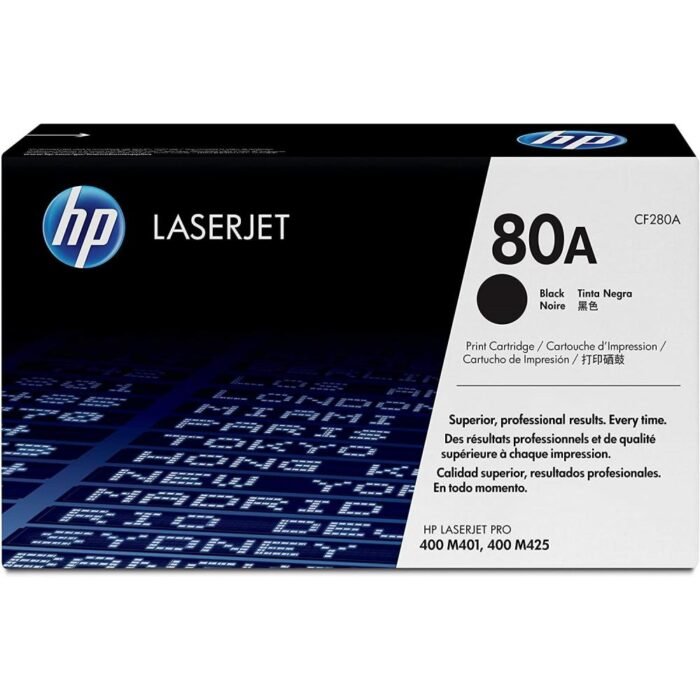 Toner Hp 80A (CF280A) 2,700 Pag LaserJet Pro 400 Toner Hp 80A (CF280A) 2,700 Pag LaserJet Pro 400