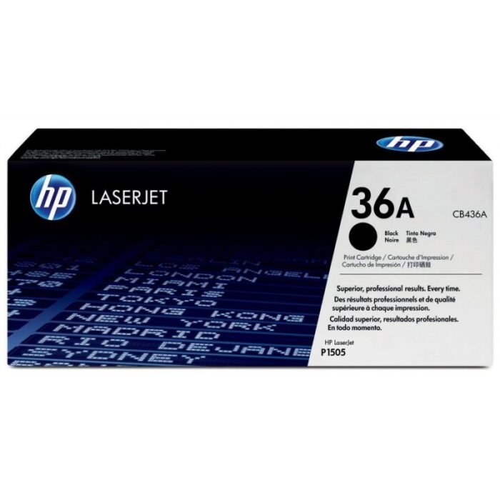 Toner Hp 36A (CB436A) Negro 2,000 Pag LaserJet P1505n Toner Hp 36A (CB436A) Negro 2,000 Pag LaserJet P1505n