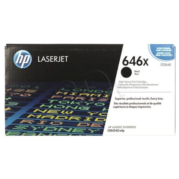 Toner Hp 646X (CF264X) Negro 17,000 Pag LaserJet Pro CM4540 Toner Hp 646X (CF264X) Negro 17,000 Pag LaserJet Pro CM4540