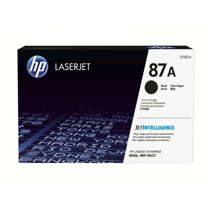 Tóner Hp 87A (CF287A) Negro 9,000 Pag LaserJet Pro M506dn Tóner Hp 87A (CF287A) Negro 9,000 Pag LaserJet Pro M506dn