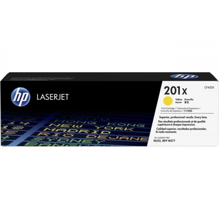 Toner Hp 201X (CF402X) Yellow 2,300 Pag LaserJet Pro M252n Toner Hp 201X (CF402X) Yellow 2,300 Pag LaserJet Pro M252n