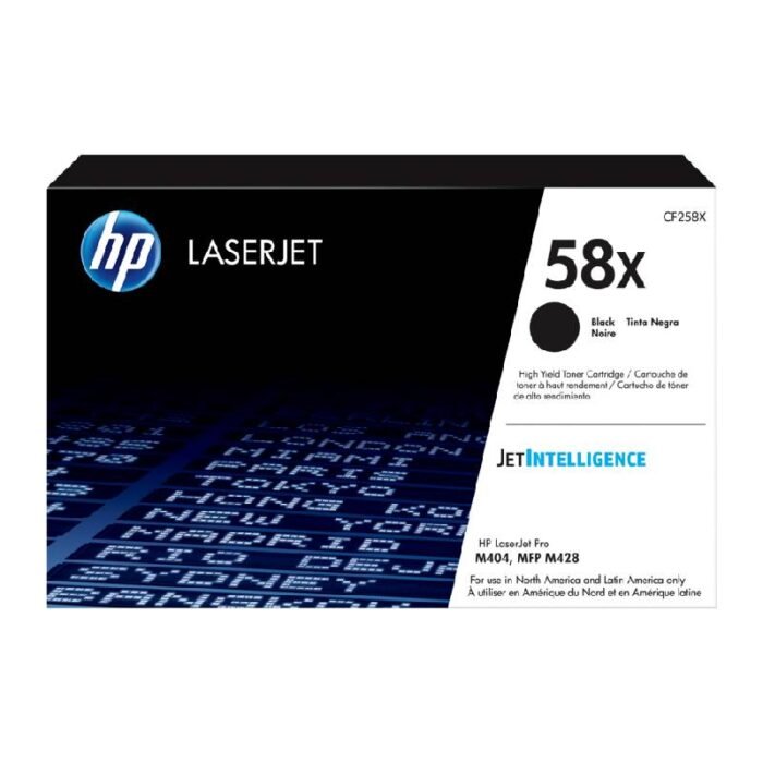 Toner Hp CF258X (58X) L.J.P M404 Negro LaserJet Pro M404n Toner Hp CF258X (58X) L.J.P M404 Negro LaserJet Pro M404n