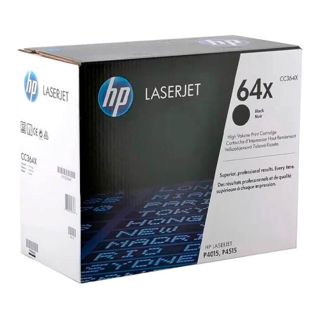Toner Hp 64X (CC364X) Negro 24,000 Pag Laserjet P4014dn Toner Hp 64X (CC364X) Negro 24,000 Pag Laserjet P4014dn