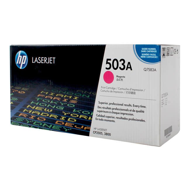 Tóner Hp 503A (Q7583A) Magenta 6,000 Pag LaserJet 3800 Tóner Hp 503A (Q7583A) Magenta 6,000 Pag LaserJet 3800