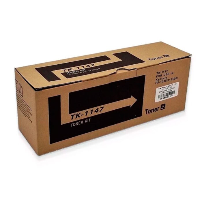 Tóner Kyocera TK-1147 Negro Para FS-1035 MFP 12000pag. Tóner Kyocera TK-1147 Negro Para FS-1035 MFP 12000pag.