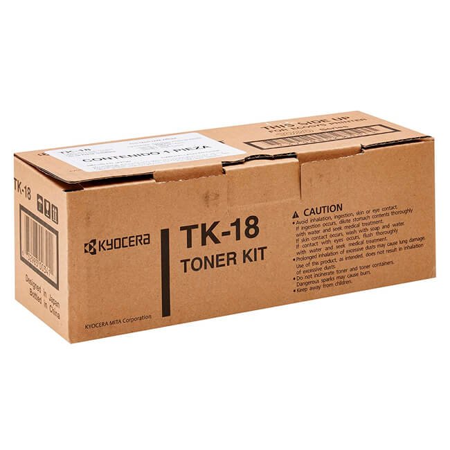 Tóner Kyocera TK-18 370PU010 Negro 7,200pag Tóner Kyocera TK-18 370PU010 Negro 7,200pag