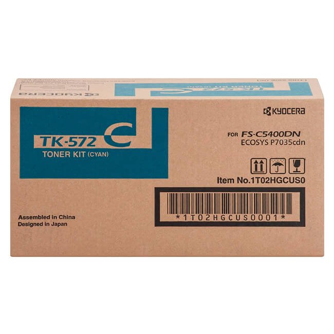 Tóner Kyocera TK-572C Cyan 12,000pag Tóner Kyocera TK-572C Cyan 12,000pag