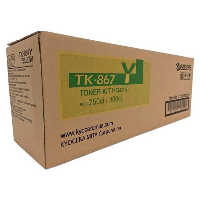 Tóner Kyocera TK-867Y Yellow 12,000pag Tóner Kyocera TK-867Y Yellow 12,000pag