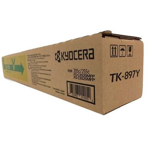 Tóner Kyocera TK-897Y Yellow 6,000pag Tóner Kyocera TK-897Y Yellow 6,000pag