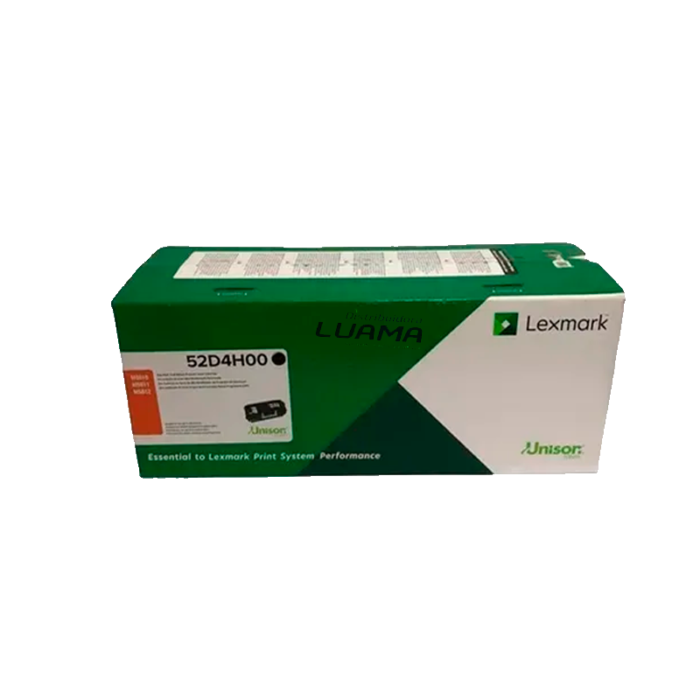 Tóner Lexmark 52D4H00 Negro MS810, MS811, MS812 25,000pag Tóner Lexmark 52D4H00 Negro MS810, MS811, MS812 25,000pag