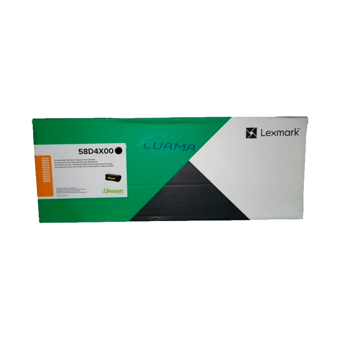 Tóner Lexmark 58D4X00 Negro 35,000pag Tóner Lexmark 58D4X00 Negro 35,000pag