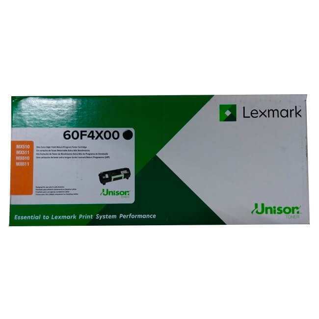 Tóner Lexmark 60F4X00 Negro 20,000pag Tóner Lexmark 60F4X00 Negro 20,000pag