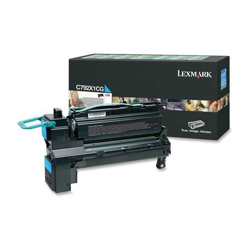 Tóner Lexmark C792X1CG Cyan 20,000pag Tóner Lexmark C792X1CG Cyan 20,000pag